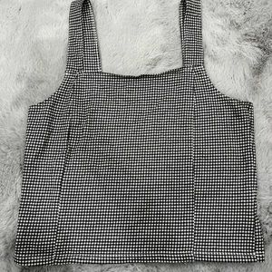 American eagle gingham crop top